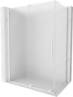 Kabiny prysznicowe - Mexen Velar kabina prysznicowa rozsuwana 160x90 cm, szron, biała - 871-160-090-31-20 - miniaturka - grafika 1