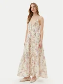 Sukienki - TWINSET Sukienka letnia 251TT2150 Kolorowy Loose Fit - miniaturka - grafika 1