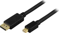 Kable komputerowe i do monitorów - Kabel Deltaco DisplayPort Mini - DisplayPort 2m czarny DELTACO DisplayPort kabel - 2 m - miniaturka - grafika 1