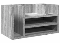 Biurka - Nadstawka na biurko z przegrodami szary dąb W3-W13 - miniaturka - grafika 1