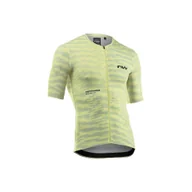 Koszulki rowerowe - Koszulka rowerowa mtb gravel NORTHWAVE Blade Jersey żółty - miniaturka - grafika 1