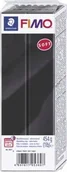 Masy plastyczne - Fimo Masa plastyczna termoutwardzalna Soft czarna 454g - miniaturka - grafika 1