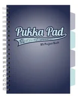 Zeszyty szkolne - Project Book Navy B5/100K kratka granatowy (3szt) - PUKKA - miniaturka - grafika 1