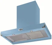 Okapy kuchenne - Falcon Contemporary 110 Chiński błękit szczotkowany nikiel - miniaturka - grafika 1