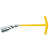 Narzędzia warsztatowe - Topex Grupa sp. z o.o. S.K. Klucz do świec zapłonowych przegubowy 21 mm 37D221 - miniaturka - grafika 1