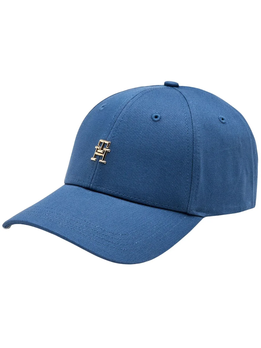 Czapka z daszkiem damska Tommy Hilfiger AW0AW16367 DB5 CIEMNONIEBIESKI