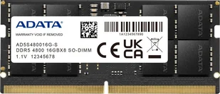 Pamięć do laptopa ADATA SODIMM, DDR5, 16 GB, 4800 MHz, CL40 AD5S480016G-S AD5S480016G-S - Pamięci RAM - miniaturka - grafika 1