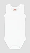 Body dla niemowląt - 0316 Body na ramiączkach "BIAŁE" Makoma 62 - miniaturka - grafika 1