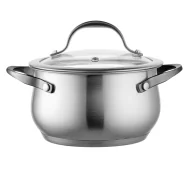 Garnki - La Bonita LB16G003 1,7l Clasico ze szklaną pokrywką - miniaturka - grafika 1