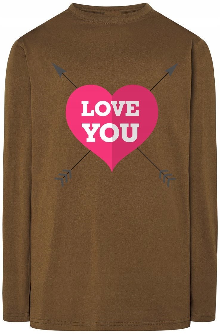 Męska Bluza Longsleeve Walentynki Modna r.3XL