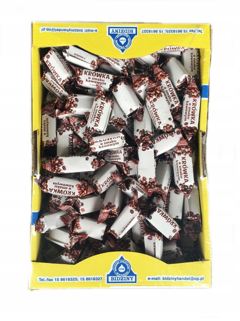 Cukierki Krówki mleczne kawowe 2kg OSM słodycze