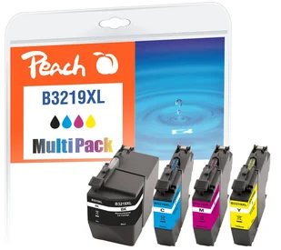 Peach PI500-231 nabój z tuszem 4 szt. Oryginalny Wysoka (XL) wydajność Czarny, Cyjan, Purpurowy, Żółty PI500-231 - Tusze zamienniki - miniaturka - grafika 1