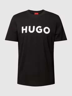 T-shirt z napisem z logo model ‘Dulivio’ - Koszulki męskie - miniaturka - grafika 1