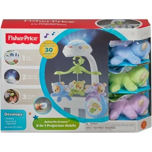 Mattel Fisher Price Karuzela 3W1 CDN41 - Karuzele dla niemowląt - miniaturka - grafika 1