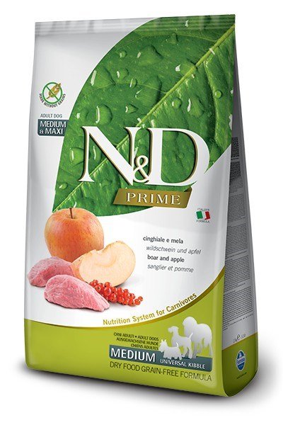 Farmina N&D Grain-Free Boar&Apple Adult Medium 12 kg
