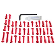 Części motocyklowe - Pro-Bolt EYA305 aluminiowy zestaw śrub do silnika Yamaha XJ750, czerwony - miniaturka - grafika 1