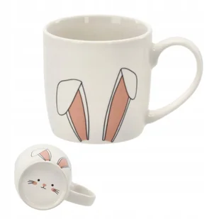 Kubek dla dzieci CERAMICZNY zające uszy MIŁY 270 ml - Kubki dla dzieci - miniaturka - grafika 1