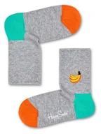 Skarpetki damskie - Happy Socks Skarpety "Banana" w kolorze szarym ze wzorem - miniaturka - grafika 1