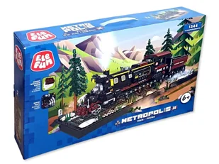 Klocki Elefun Metropolis Pociąg C0377 - Klocki - miniaturka - grafika 1