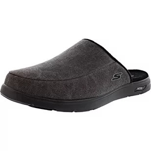 Skechers Męskie kapcie do siedzenia Arch Fit, - Czarny - 41.5 EU - Kapcie damskie - miniaturka - grafika 1