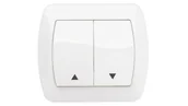 Wyłączniki światła i elektryczne - Kontakt Simon Kontakt Akord AZ1/11 - Przycisk żaluzjowy z blokadąelektryczną równoczesne - miniaturka - grafika 1