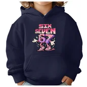 Bluzy dla dziewczynek - BLUZA DZIECIĘCA 67 SIX SEVEN VIRAL 122-128 CHŁOPIĘCA DZIEWCZĘCA PREZENT - miniaturka - grafika 1