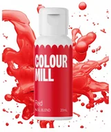 Dodatki do ciast w proszku - BARWNIK OLEJOWY DO MAS TŁUSTYCH KREMÓW CZEKOLADY CZERWONY colour mill 20ml - miniaturka - grafika 1