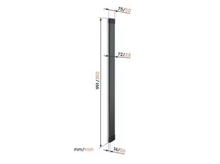 Vogel`s TVA 7000 (czarny) - Inne akcesoria audio-wideo - miniaturka - grafika 2