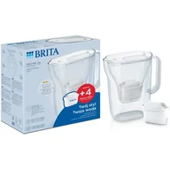 Dzbanki filtrujące - Dzbanek filtrujący BRITA Style Essential Biały + 4 x Wkład Maxtra Pro Pure Performance - miniaturka - grafika 1