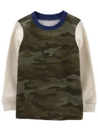Bluzy i sweterki niemowlęce - carter's Bluza w kolorze khaki - miniaturka - grafika 1
