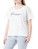 Koszulki i topy damskie - ICHI Damska koszulka IHFREIDA SS2, 114201/Cloud Dancer, L - miniaturka - grafika 1