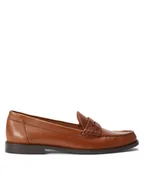 Mokasyny damskie - Polo Ralph Lauren Mokasyny Penny 818923252001 Brązowy - miniaturka - grafika 1