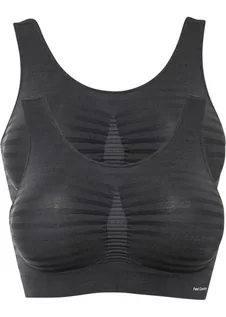 Biustonosze - Biustonosz bezszwowy bustier Feel comfort (2 szt.) - bonprix - grafika 1