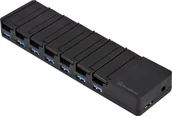 Kable USB - SilverStone SST-UC03B-PRO - stacja ładująca USB, 7 portów - 36 watów - miniaturka - grafika 1