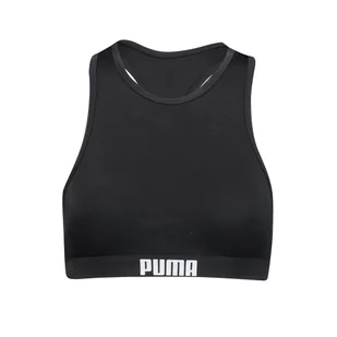 Góra od bikini Puma, racerback, czarnym - Stroje kąpielowe - miniaturka - grafika 1