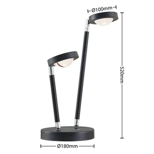 Lindby Edonita lampa stołowa z efektownym światłem - Lampy stojące - miniaturka - grafika 4