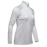 Kurtki i kamizelki sportowe damskie - Damska bluza treningowa UNDER ARMOUR Tech 1/2 Zip - Twist - miniaturka - grafika 1
