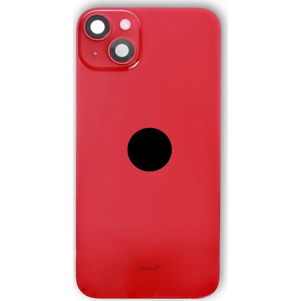 Tylna szyba klapka baterii + ramka iPhone 14 Plus czerwona