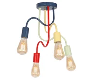 Wyposażenie pokoiku dziecięcego - Dziecięcy żyrandol natynkowy DOW 4xE27/60W/230V - miniaturka - grafika 1