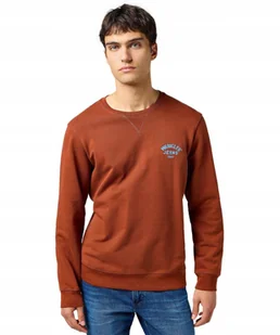 Bluza Wrangler SMALL LOGO CREW 112364093 Smoked Paprika XXL - Bluzy męskie - miniaturka - grafika 1