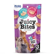 Przysmaki dla kotów - Inaba INABA CHURU dla kota Juicy Bites krewetki i owoce morza 33g IN_24 - miniaturka - grafika 1