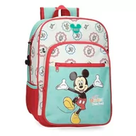 Plecaki szkolne i tornistry - Joumma Disney Mickey Best Friends Together Plecak szkolny Wielobarwny 30 x 38 x 12 cm Poliester 13,68 l, Biały, plecak szkolny - miniaturka - grafika 1