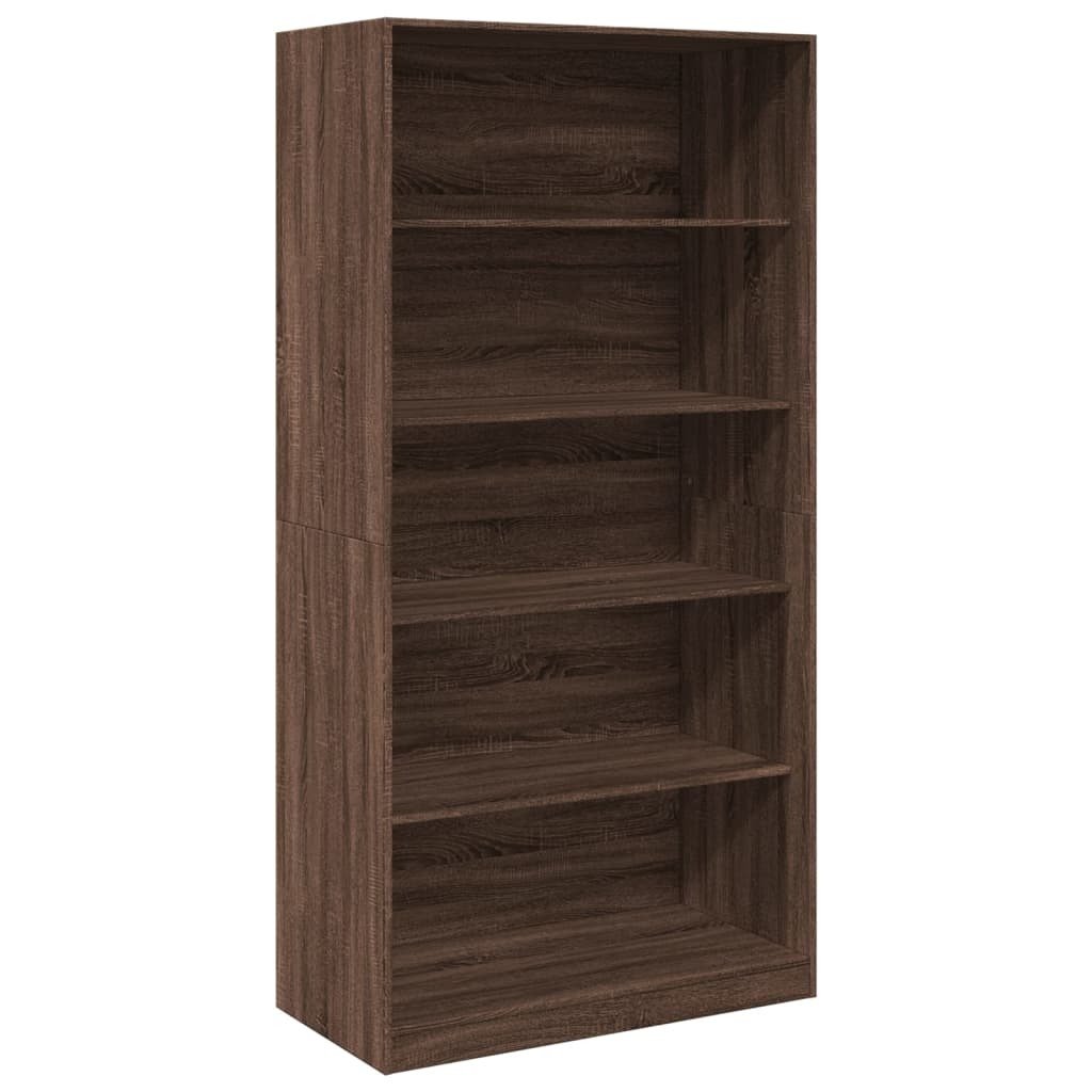 vidaXL Szafa dębowa brązowa 100x50x200 cm materiał drewnopochodny