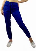 Odzież medyczna - Spodnie joggery medyczne FLEX chabrowe elastyczne - premium M - miniaturka - grafika 1