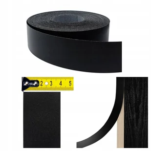 Obrzeże Meblowe Klejowe Czarne Na Regał Stół Meble Blat 40mm x 10m - Meble modułowe i akcesoria Obrzeże Meblowe Klejowe Czarne Na Regał Stół Meble Blat 40mm x 10m - Meble modułowe i akcesoria - miniaturka - grafika 1