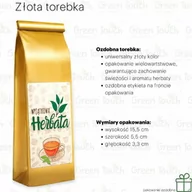 Herbata - Pomarańcza & brzoskwinia (Pakowanie ozdobne, Złota torebka 40 g) - miniaturka - grafika 1