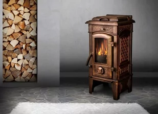 Piec koza żeliwny kominek kominkowy na nózkach, płyta do gotowania 6,6kW - spełnia anty-smogowy EkoProjekt 04482048 - Piece wolnostojące - miniaturka - grafika 7