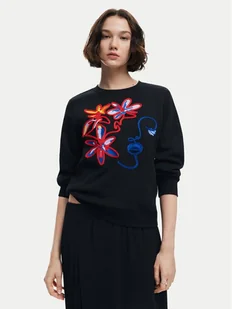 Desigual Bluza Lady 24WWSK16 Czarny Regular Fit - Bluzy damskie - miniaturka - grafika 1