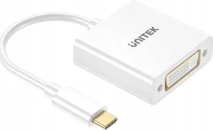 Adapter AV Unitek Adapter USB-C do DVI V1429A01 - Złącza, przejściówki, adaptery - miniaturka - grafika 1