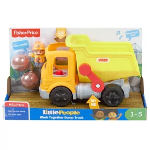 Fisher Price PF LP wywrotka Małego odkrywcy j.pol GMX89 /2 GMX89 - Samochody i pojazdy dla dzieci - miniaturka - grafika 1